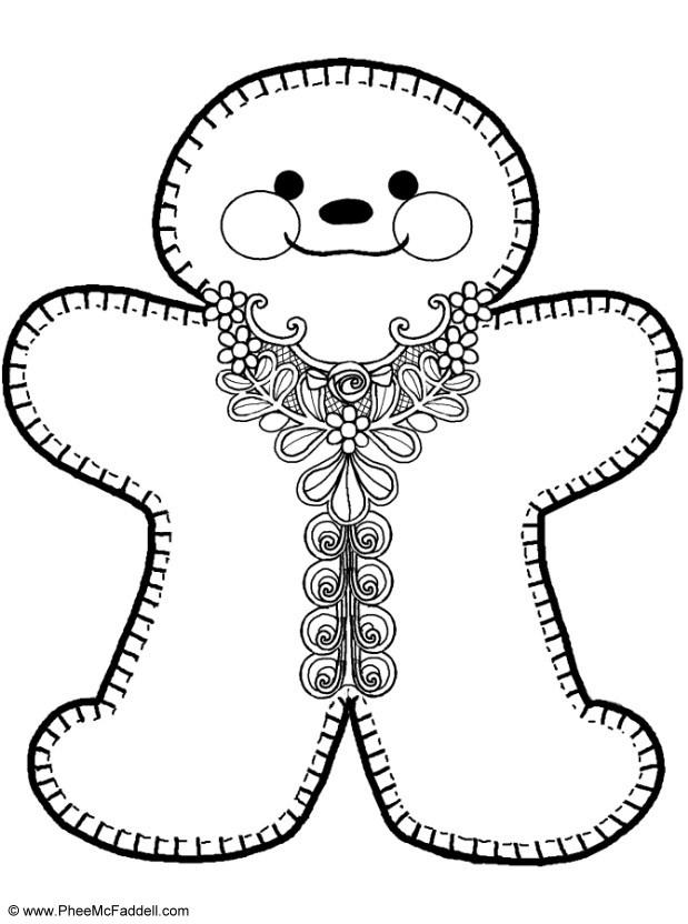 Gingerbread-man-coloring-pages-5 | Free Coloring Page Site