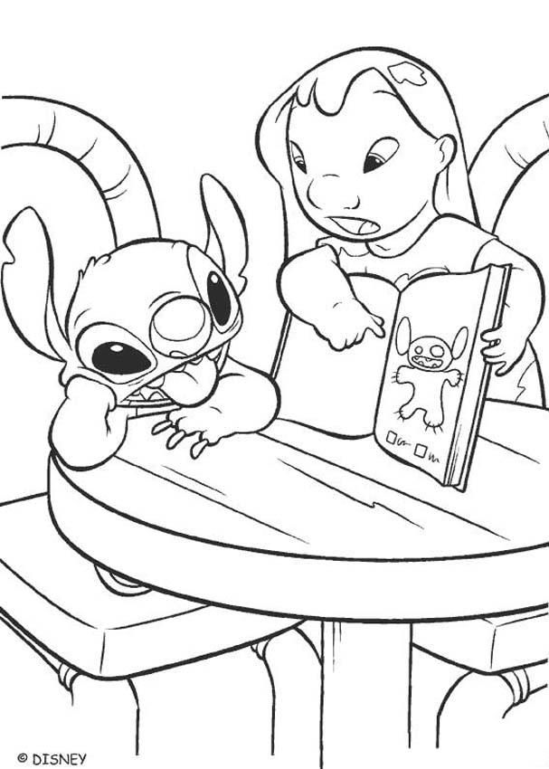 Stitch Coloring Page Images & Pictures - Becuo