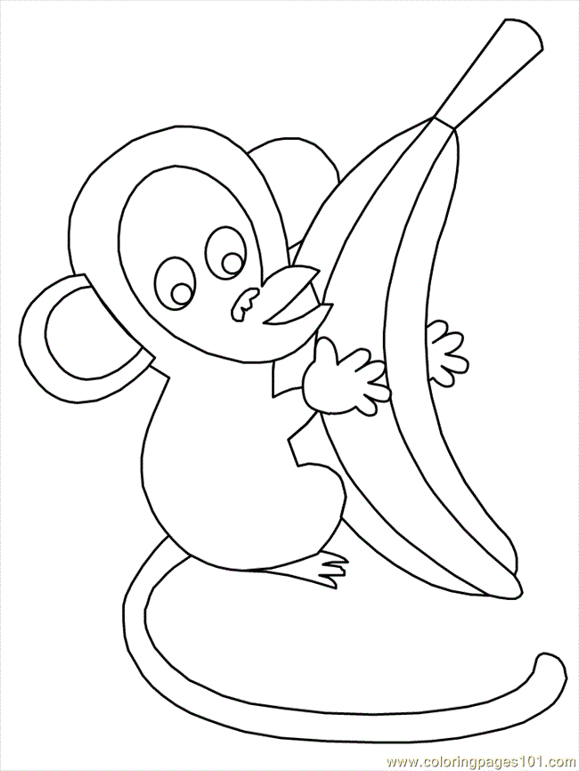 Free Printable Monkey Coloring Pages | Free coloring pages