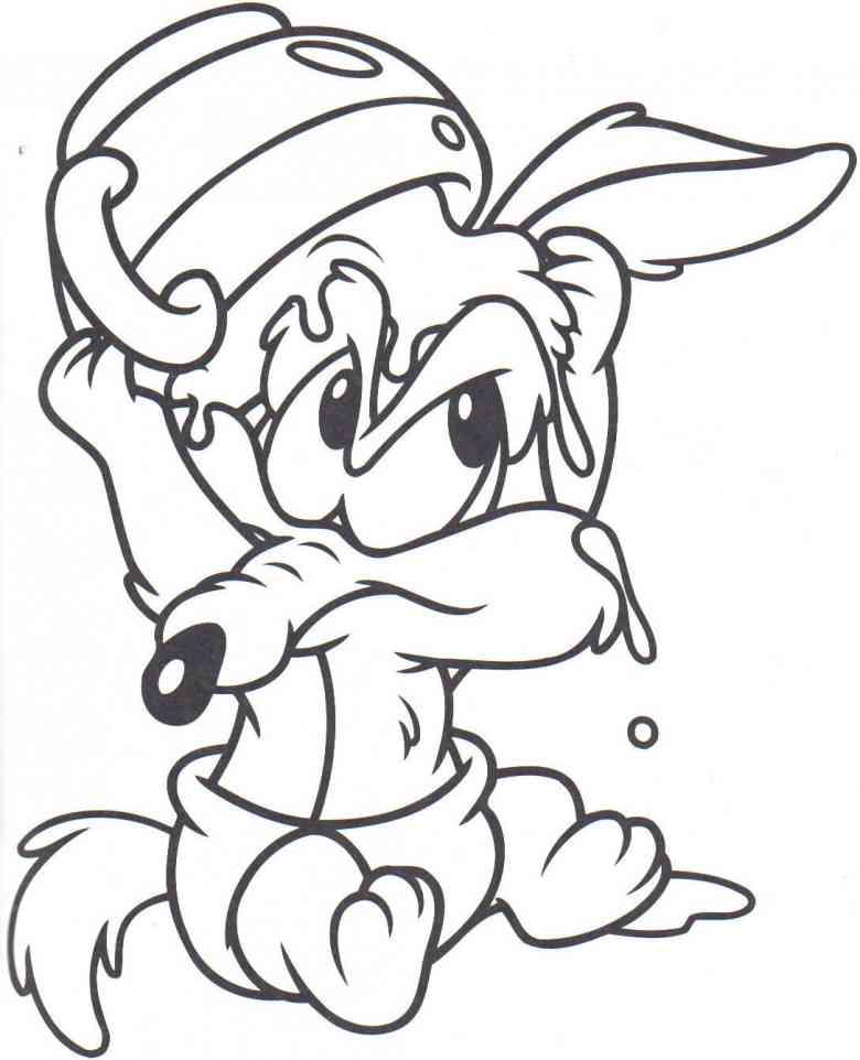 Colorear Baby Looney Tunes (32) - Dibujo para Colorear