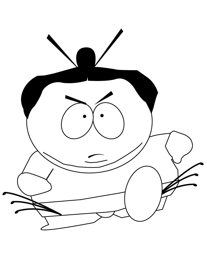 South Park Halloween Coloring Page | Free Printable Coloring Pages