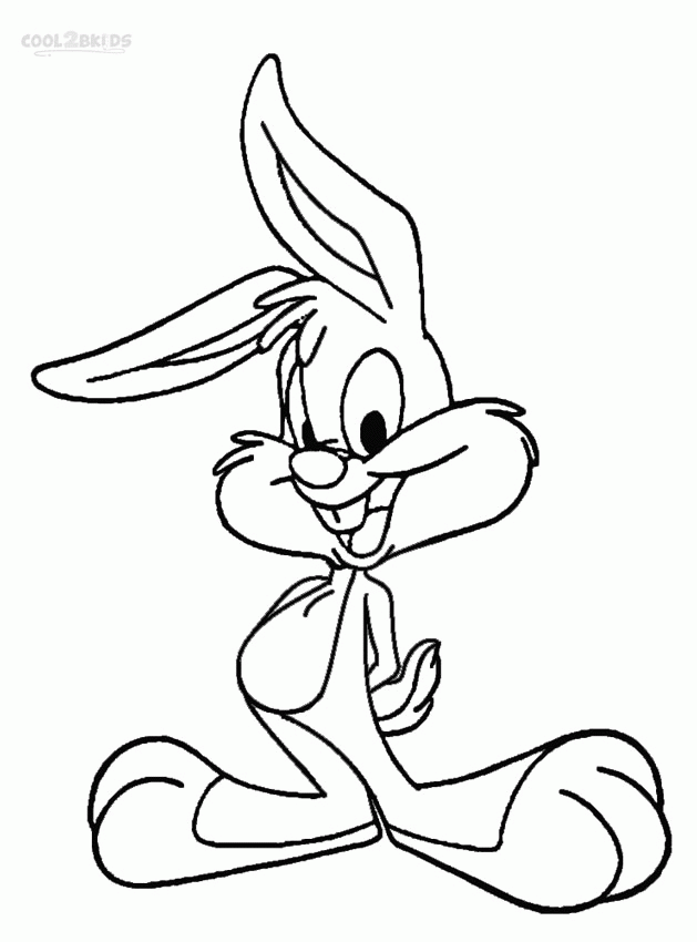 Gangster Bugs Bunny Coloring Pages - Coloring Page
