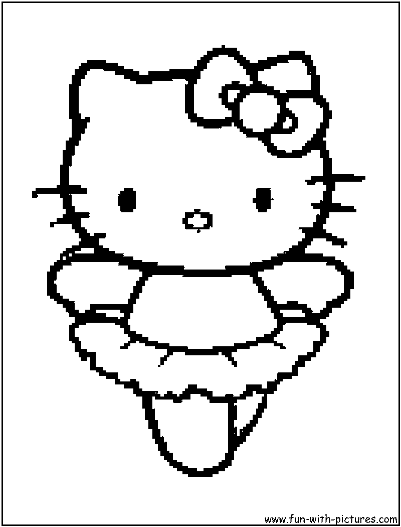 9 Pics of Hello Kitty Ballet Coloring Pages - Hello Kitty Picture ...