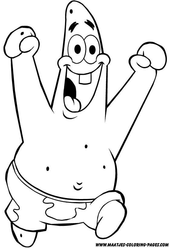 coloring pages spongebob and patrick