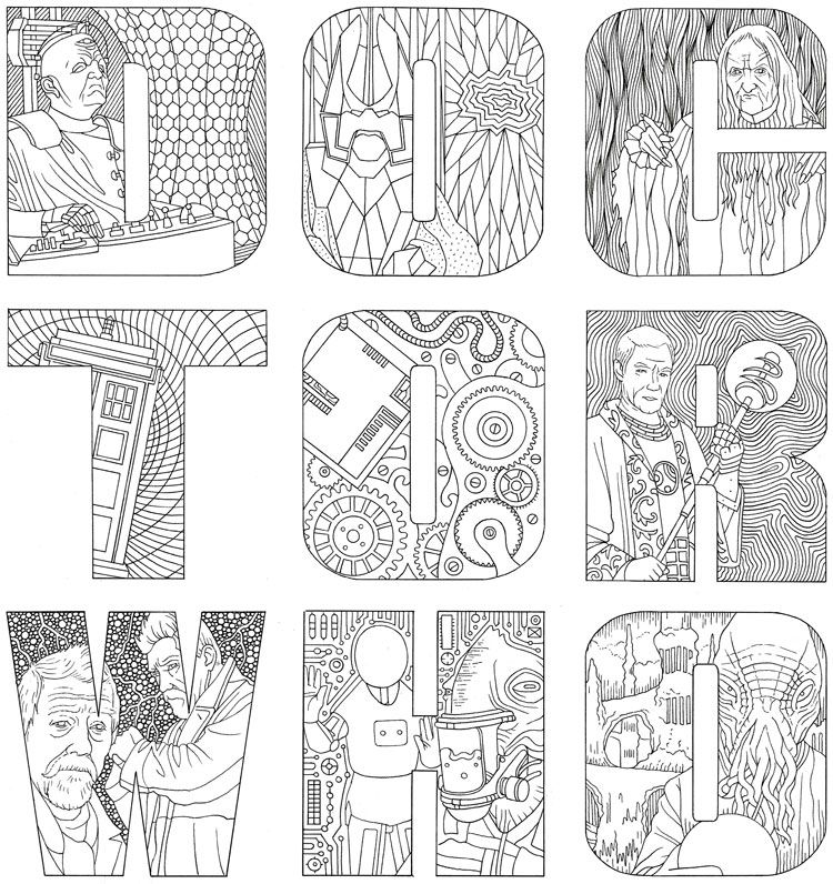 13Th Doctor Coloring Page - Coloring Pages For All Ages