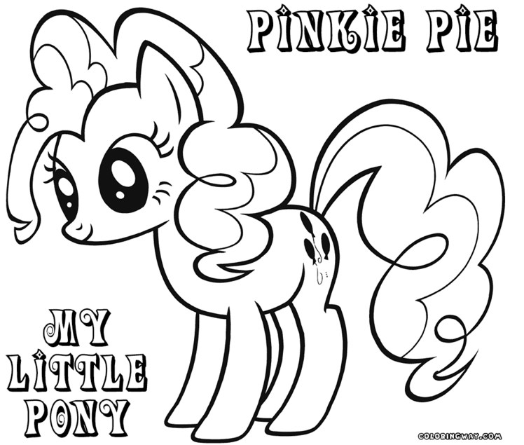My Little Pony Coloring Pages - Pinkie Pie Coloring Page