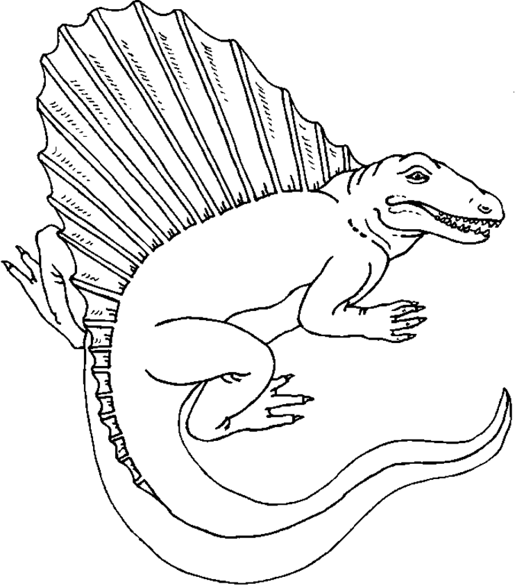Printable Dinosaur - Coloring Pages for Kids and for Adults