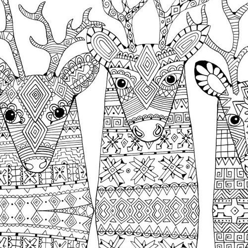 Wonderful Christmas Adult Coloring Pages - Christmas Moment