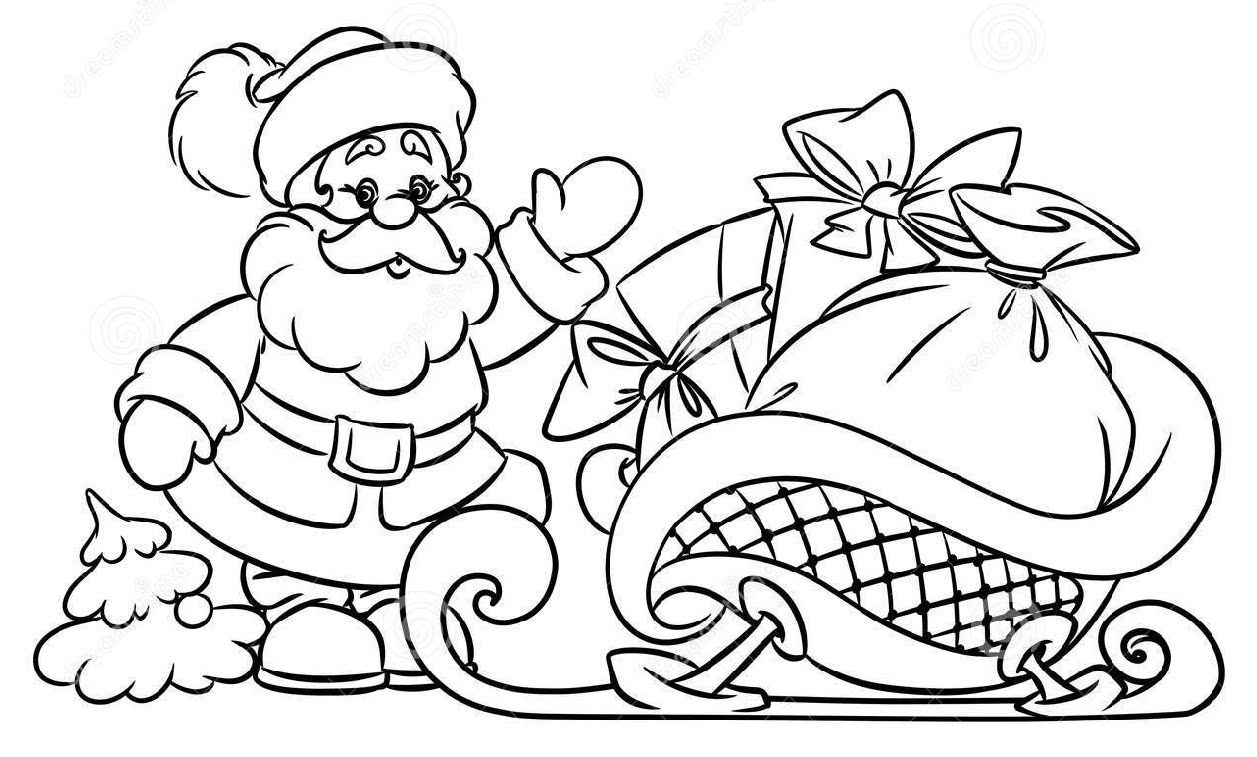 How to Draw Santa Claus Christmas Gifts illustration - YouTube