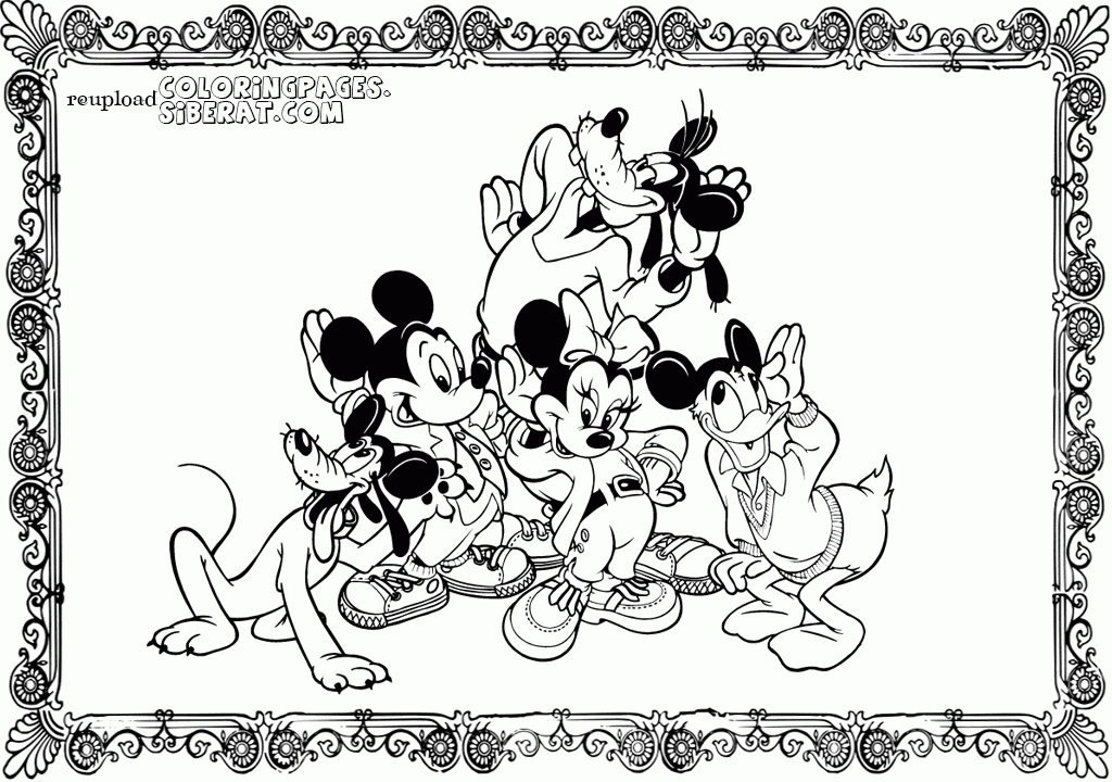 Free Coloring Pages Mickey Mouse Clubhouse - High Quality Coloring ...