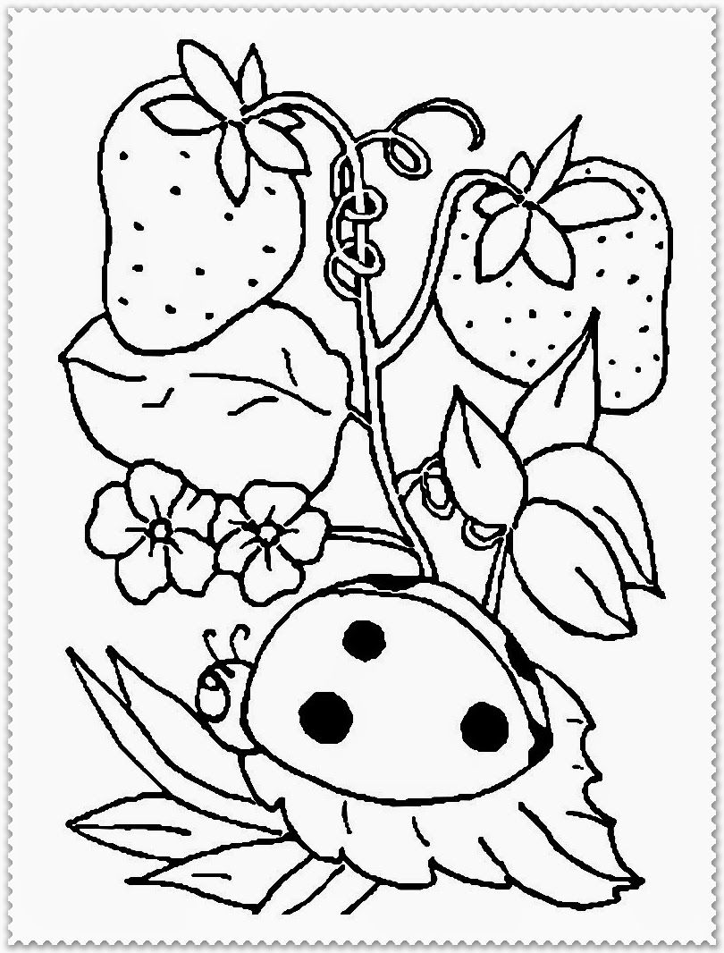 Realistic Spring Season Coloring Pages Free Printable For Kids