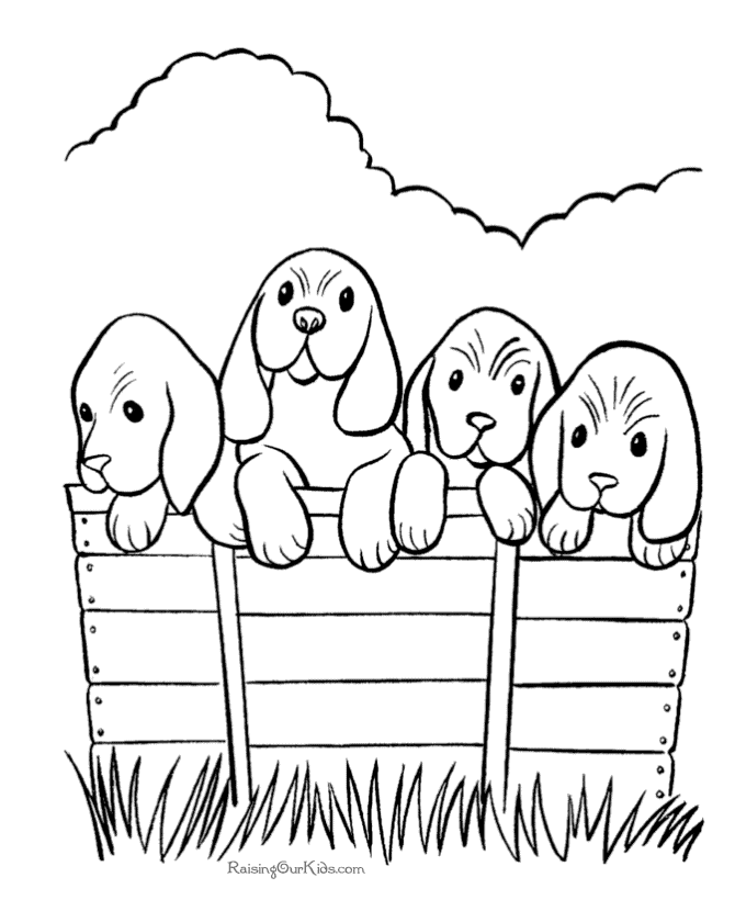 Free Download Coloring Pages Of Dogs - Toyolaenergy.com