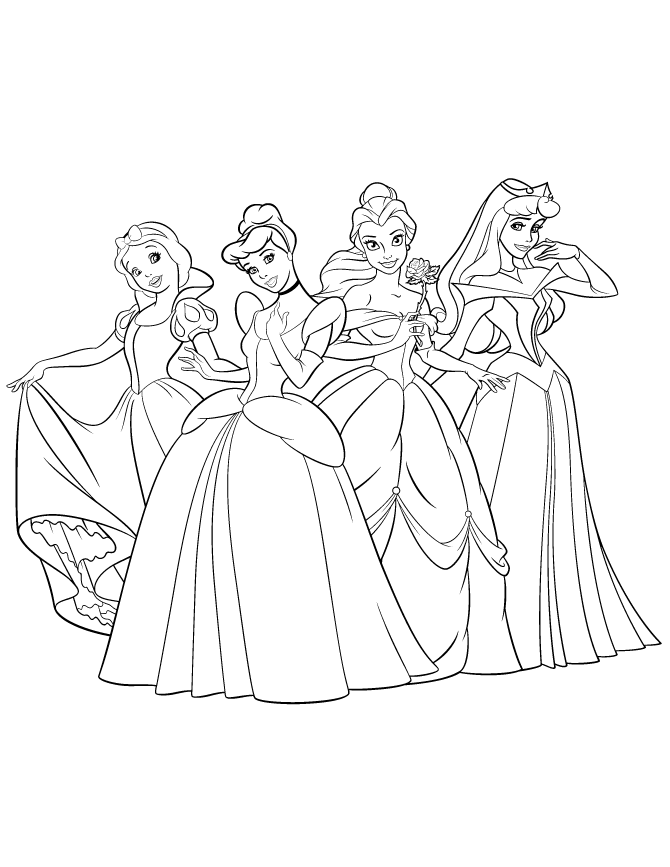 Free Printable Disney Princess Coloring Pages | Free Coloring Pages