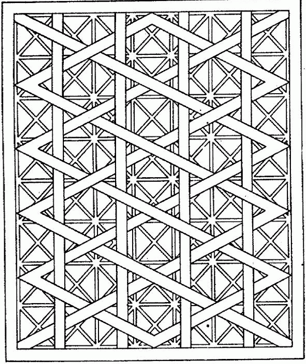 Geometric Printable - Coloring Pages for Kids and for Adults