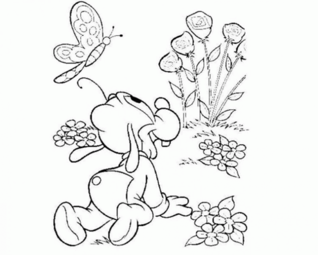 Flower Garden Coloring Pages Flowers Coloring Pages Printable Kids ...