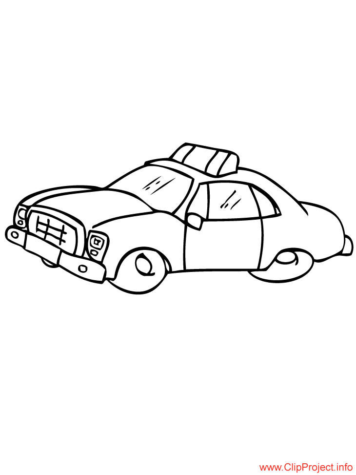 Taxi vehicle coloring page