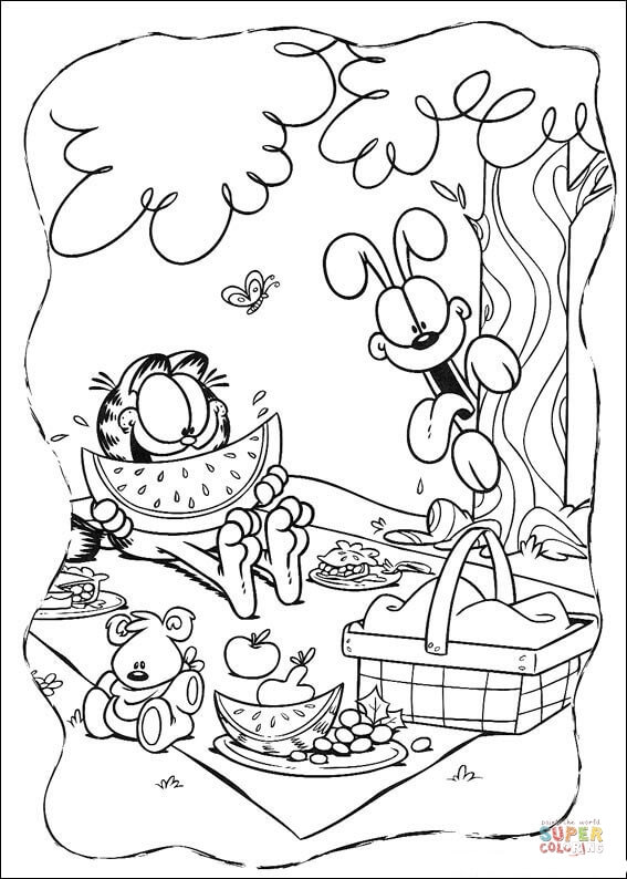 Happy Lunch coloring page | Free Printable Coloring Pages