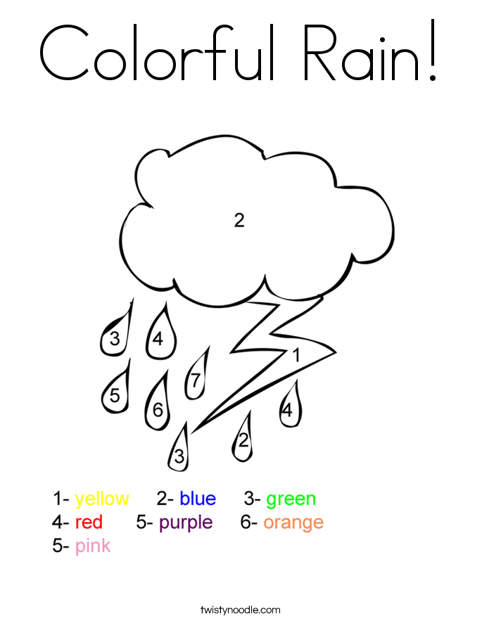 Weather Coloring Pages - Twisty Noodle