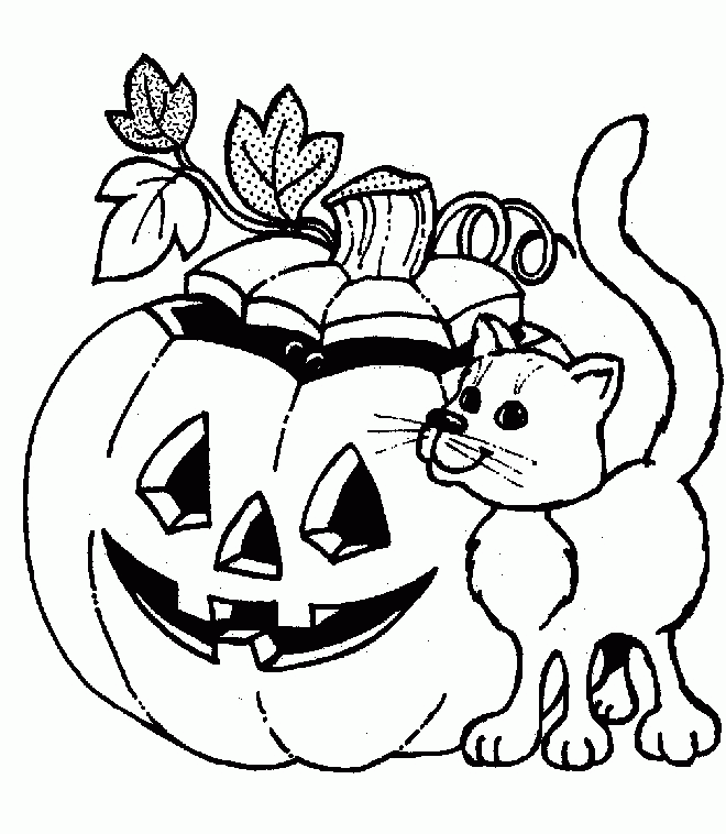 Free Printable Kids Halloween Coloring Pages Beautiful - Coloring ...