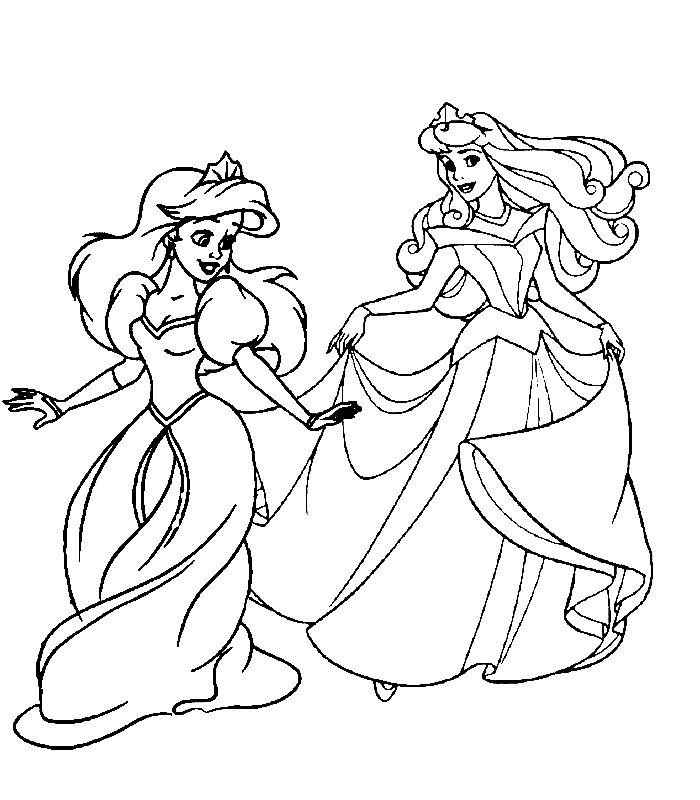 Coloring Pages Of Princesses