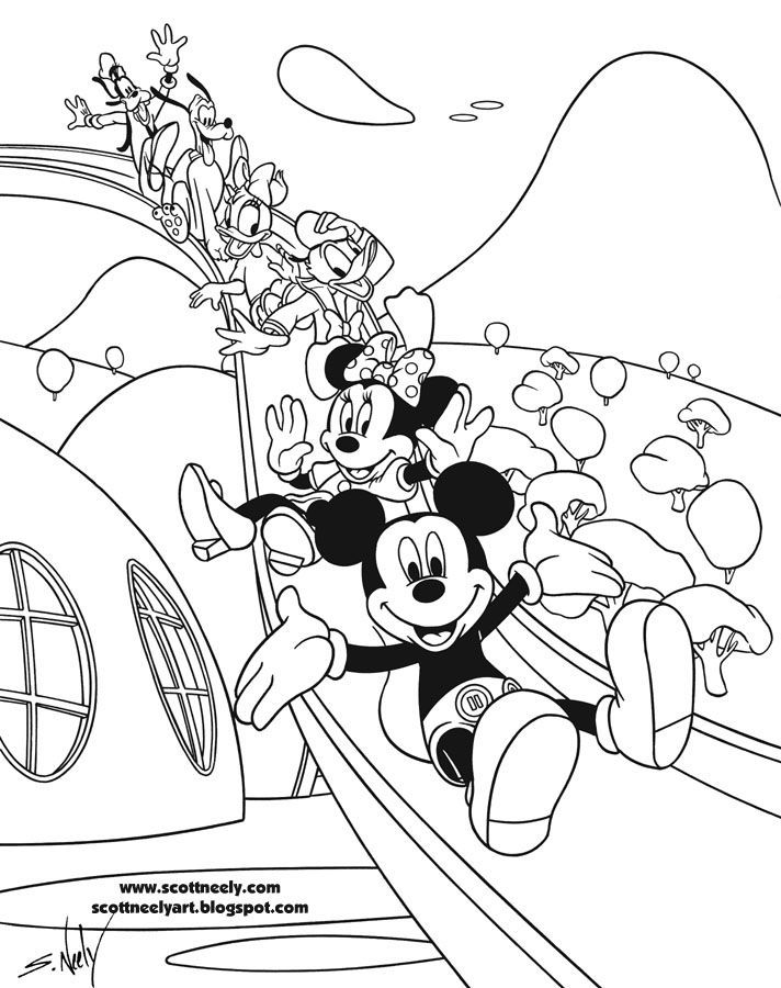 brilliant Mickey mouse clubhouse printable coloring pages ...