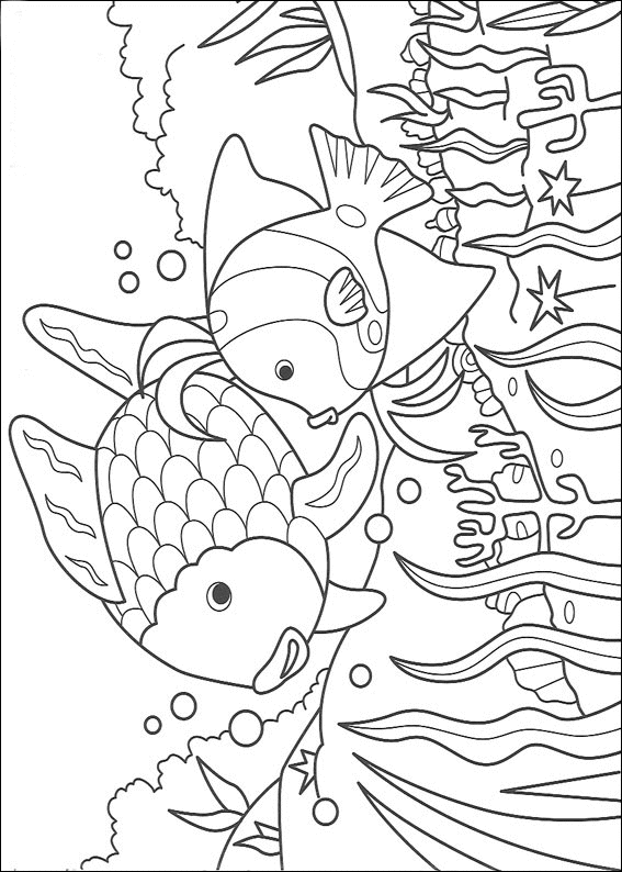 Underwater Coloring Pages | Fish coloring page, Coloring books ...
