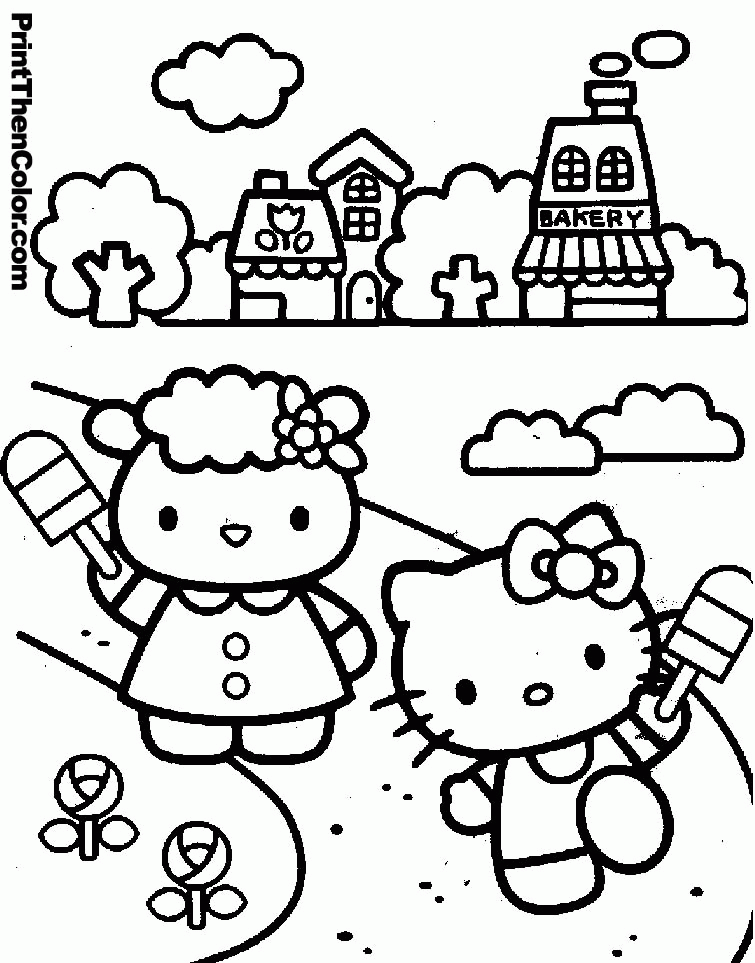 Hello Kitty Coloring Pages 87 87824 High Definition Wallpapers
