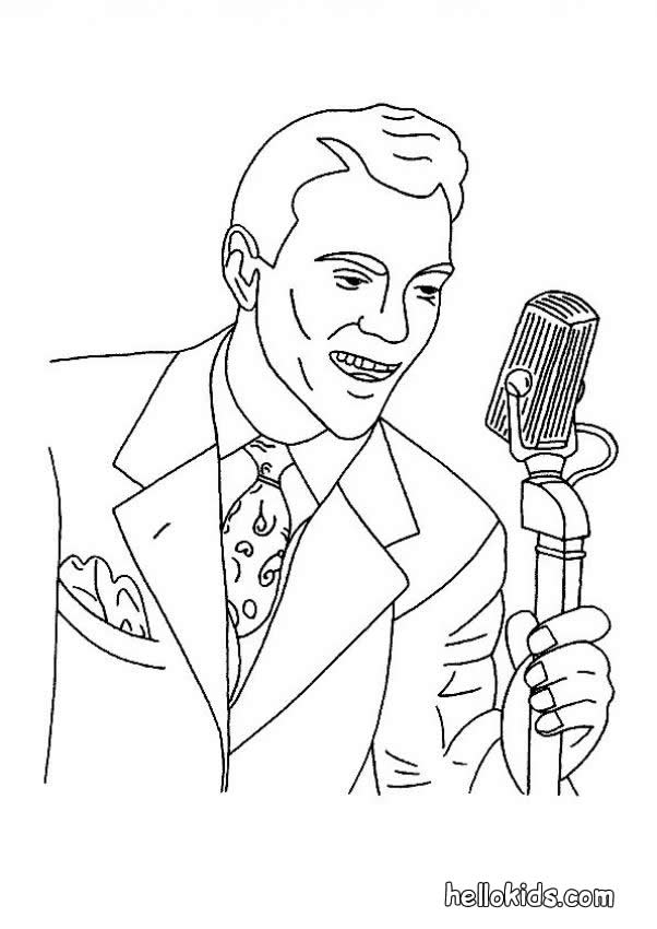 SINGER coloring pages : 4 free coloring pages, people and their