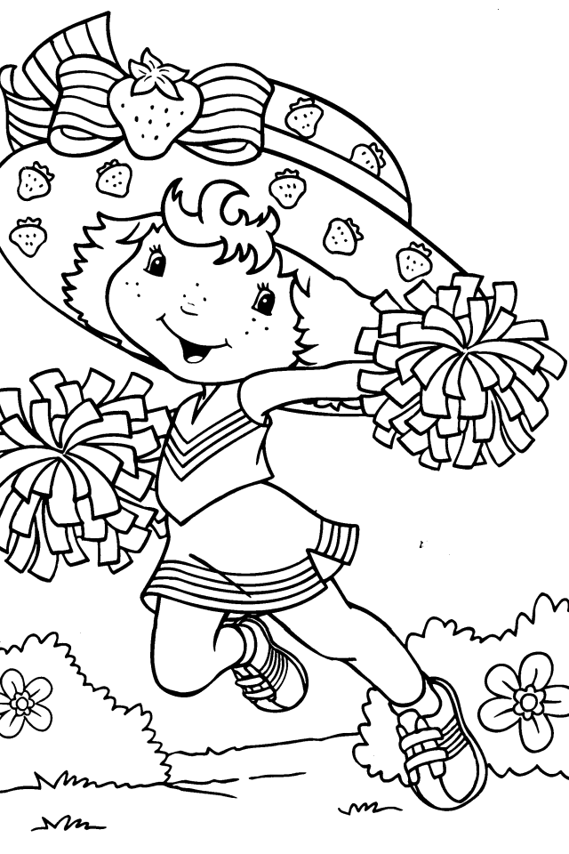 Coloring Pages Of Strawberry Shortcake And Friends | download free