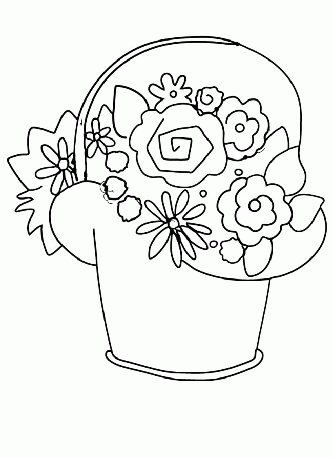 may flowers coloring pages | Coloring Picture HD For Kids