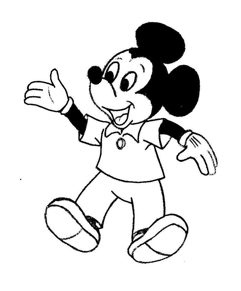 Mickey Mouse Coloring Pages Printable | Free Printable Coloring Pages