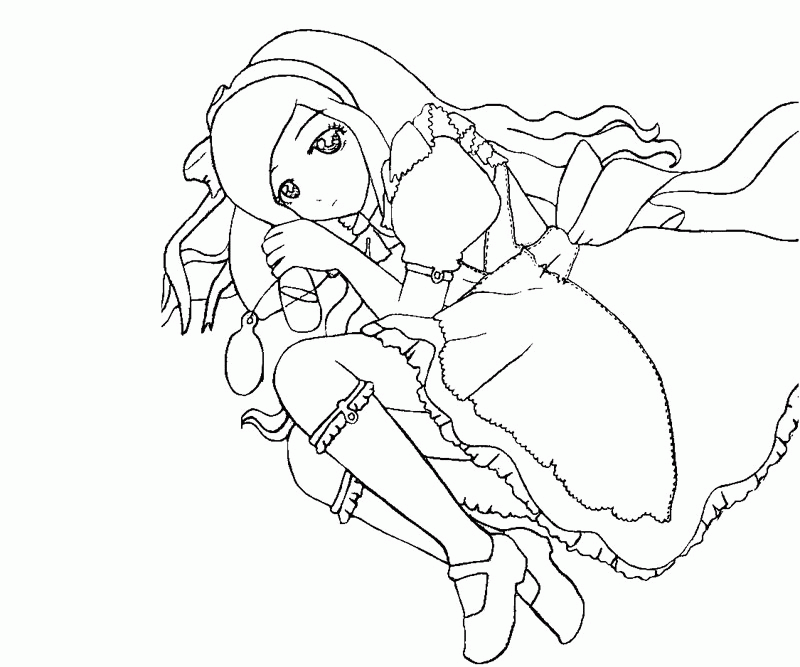5 Alice in Wonderland Coloring Page