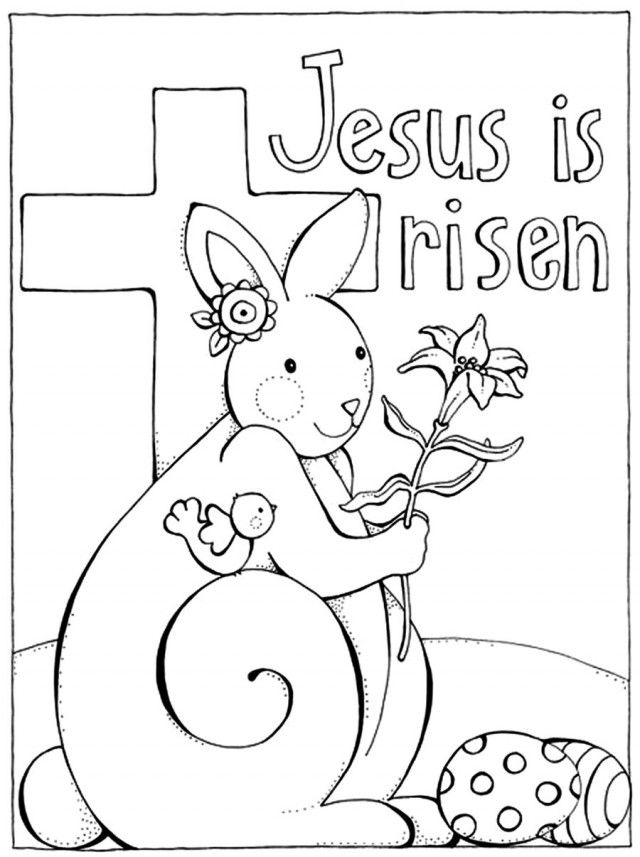 Jesus Risen From The Dead Colouring Pages 235752 He Is Risen
