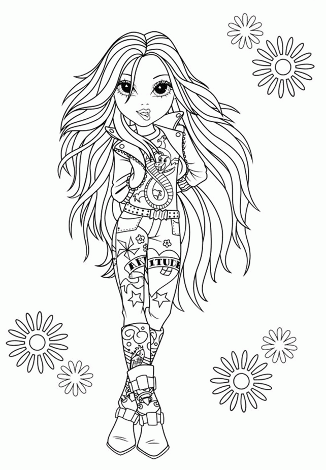 Moxie Girlz Coloring Pages (3) - Coloring Kids