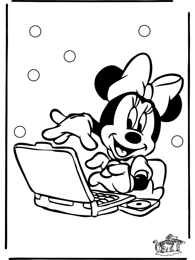 Mickey Minnie Mouse Coloring Pages 336 | Free Printable Coloring Pages