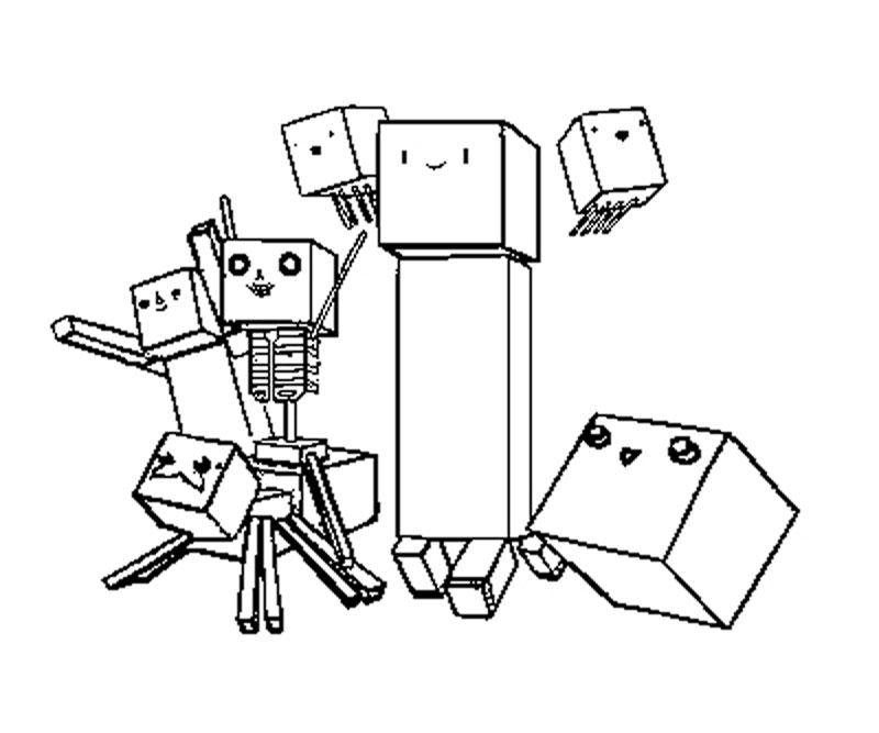 Printable Minecraft Coloring Pages