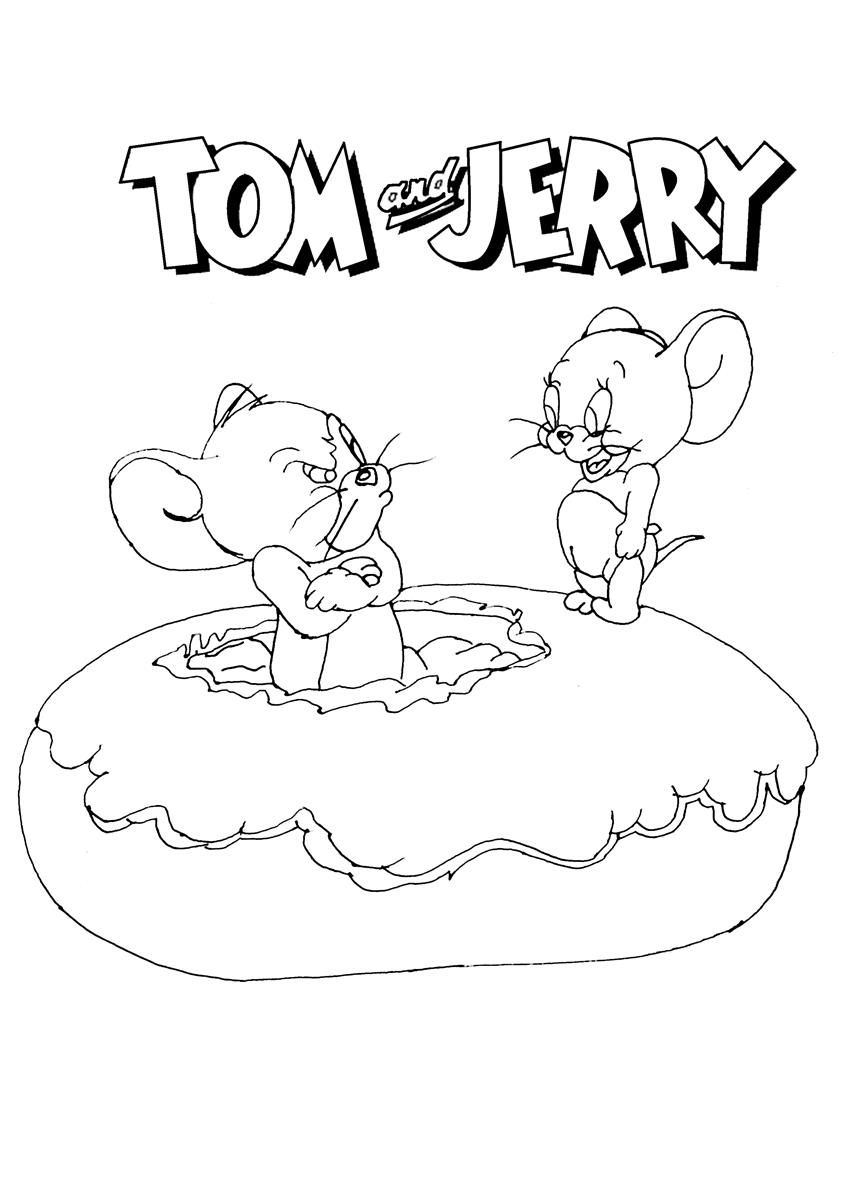 Tom And Jerry Coloring Page - Coloring Page