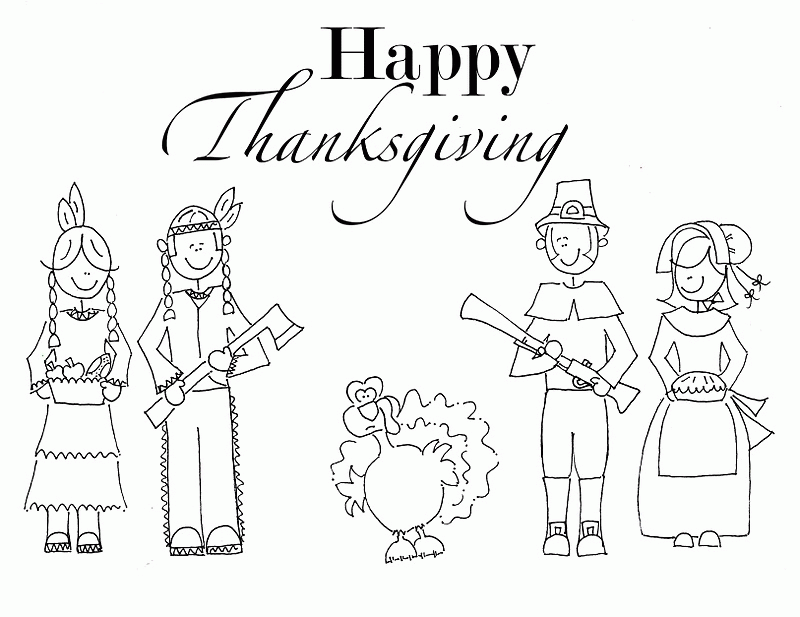Printable Thanksgiving Coloring Pages For Kids (19 Pictures ...