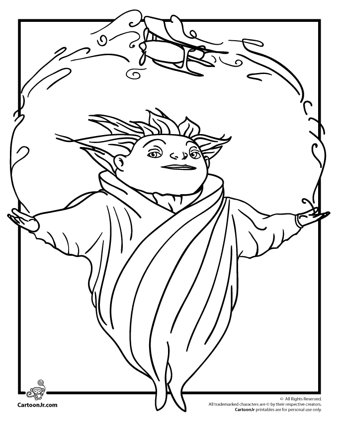 Rise of the Guardians Christmas Coloring Pages | Only Coloring Pages