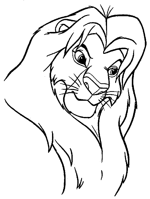 Big Simba Coloring Pages - Coloring Pages For All Ages