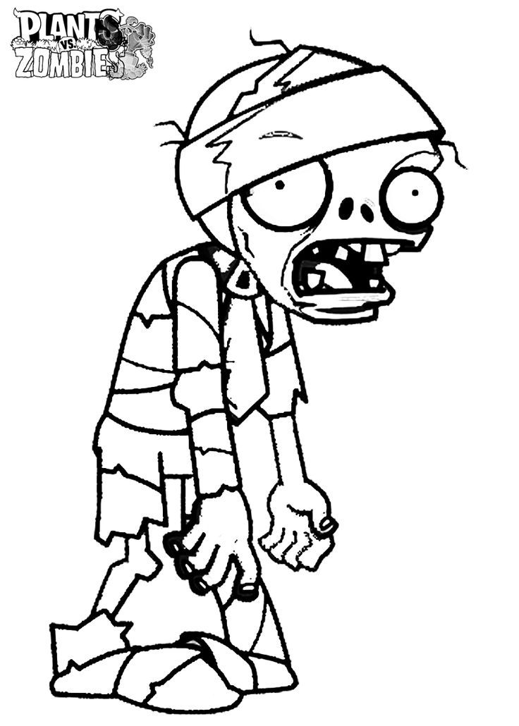 Plants Vs Zombie Coloring Book - High Quality Coloring Pages