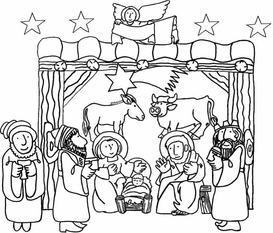 9 Pics of Birth Of Jesus Christ LDS Coloring Pages - Baby Jesus ...