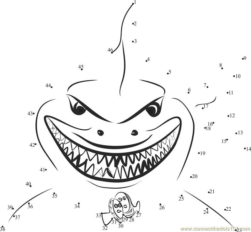 Nemo Shark Coloring Pages - High Quality Coloring Pages