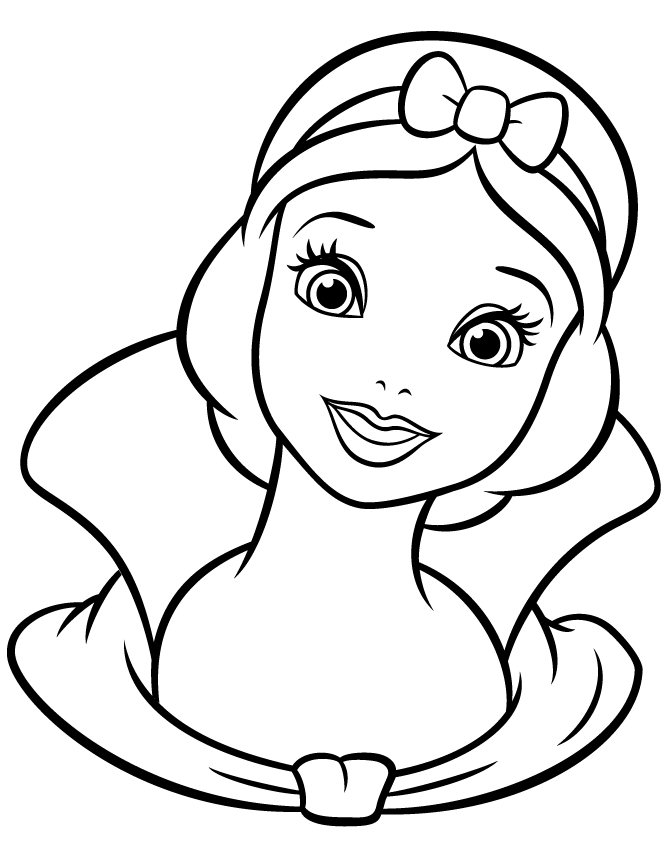 Pretty Snow White printable Coloring Page | Coloring Pages