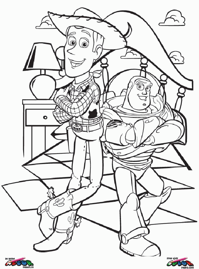the toy story Colouring Pages (page 3)