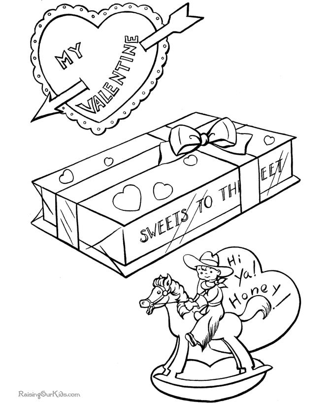 St Valentine coloring page - 023