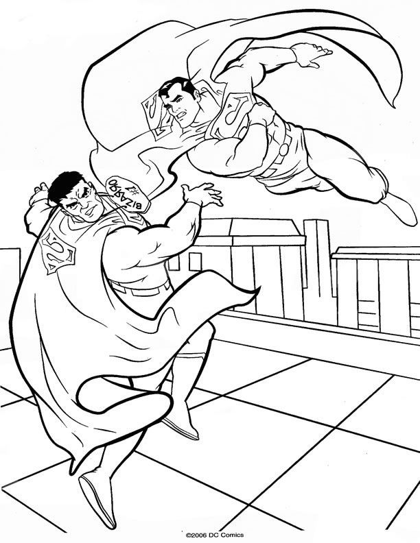 Superman - 999 Coloring Pages