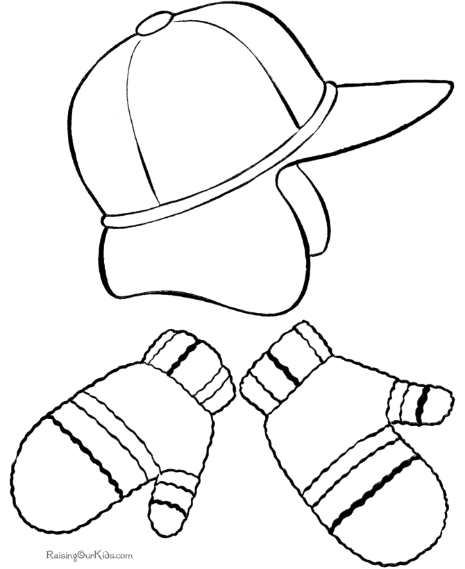 Clothes Coloring Pages For Kids 191 | Free Printable Coloring Pages