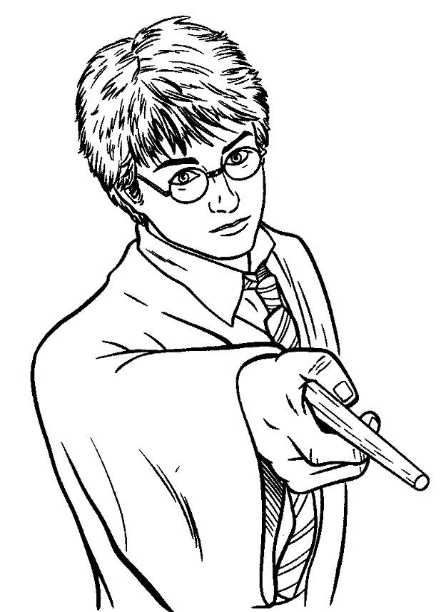 Childprintable Harry Potter Coloring Pages
