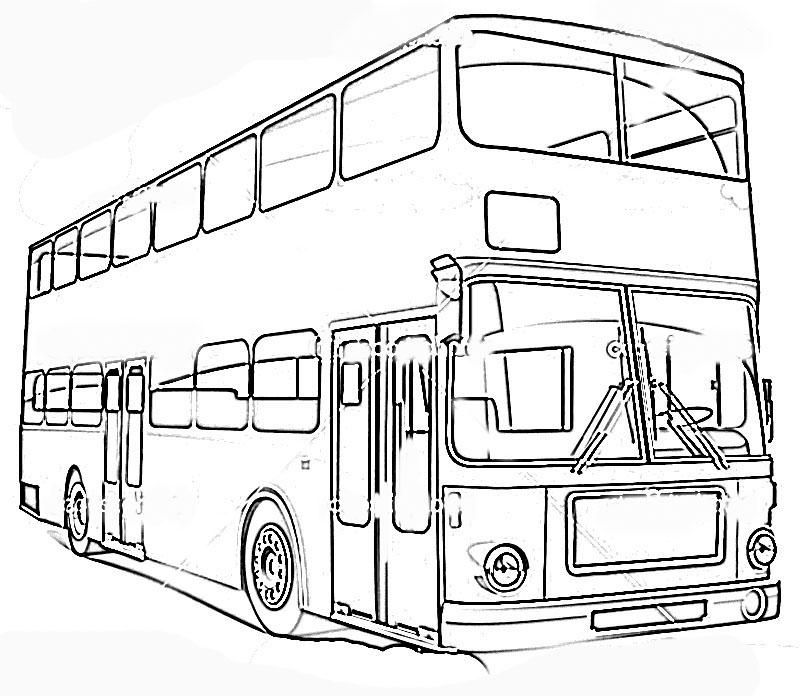 Means of transport Colouring Pages